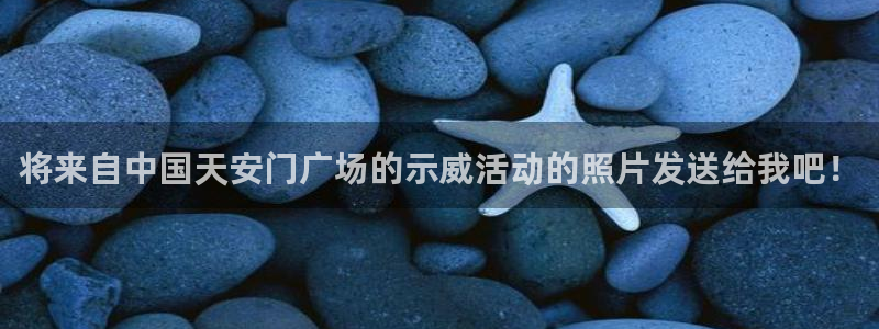 东莞市2元彩票电子科技有限公司：将来自中国天安门广场的示威活动的照片发送给我吧！