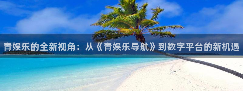 2元彩票电子有限公司：青娱乐的全新视角：从《青娱乐导航》到数字平台的新机遇